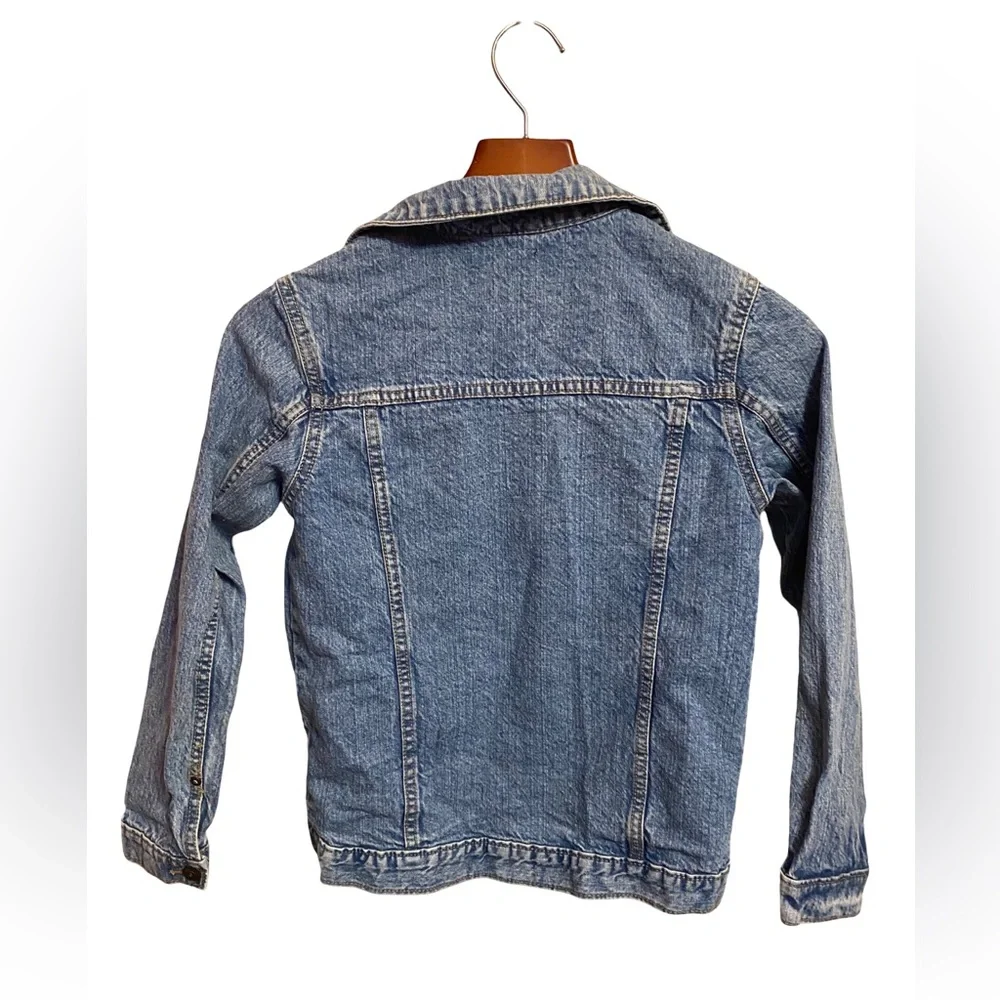 OshKosh B'Gosh Classic Blue Denim Jean Jacket Girls Size 12